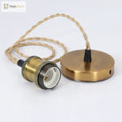 Sélène’s Aluminum Vintage E27 Lamp Holder For Home And Bar Pendant Lights