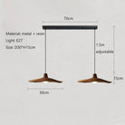 D30cm B Vintage Wabi-Sabi E27 Pendant Light variants