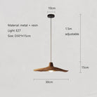 D30cm Vintage Wabi-Sabi E27 Pendant Light variants