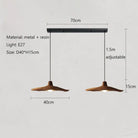 D40cm B Vintage Wabi-Sabi E27 Pendant Light variants
