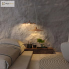Vintage E27 pendant light styled for warm dining room lighting