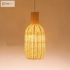 Vintage Handmade Rattan Pendant Light - Creative Lighting For Dining Rooms Cafes Restaurants And