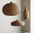 Vintage Handmade Rattan Pendant Light - Creative Lighting For Dining Rooms Cafes Restaurants And