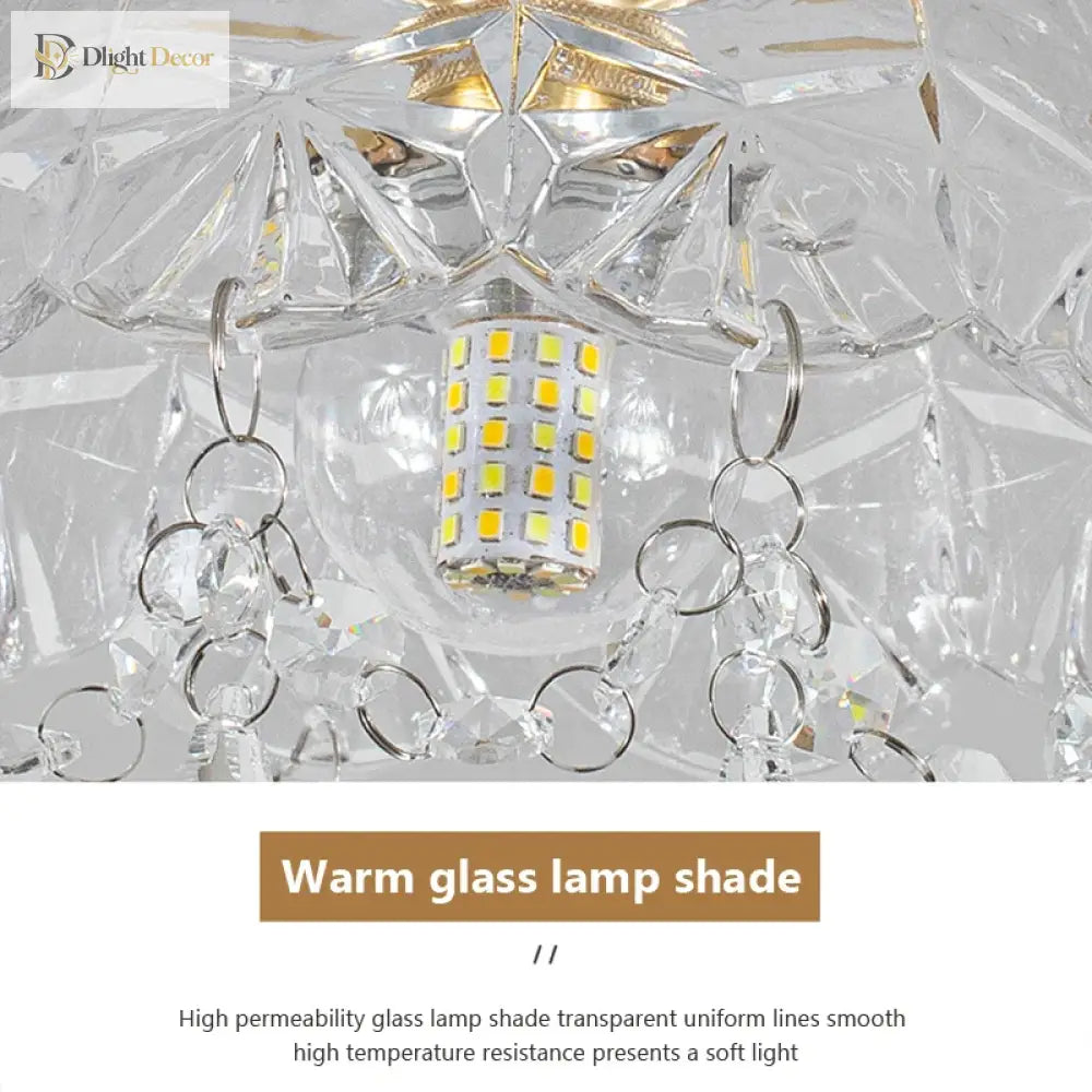 European Retro Glass Pendant Lamp - Vintage - Inspired Lighting Fixture Lights