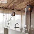 Wabi Sabi Rattan Pendant Light - Handcrafted Elegance For Your Dining Room Bedroom Or Bar Area