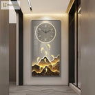 Dlight Decor Wall Clock Lamp with Crystal Glow Wall Art