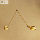 Watson’s Industrial Swing Arm: Brass Beauty For Focused Light (1 - Light Sconce)