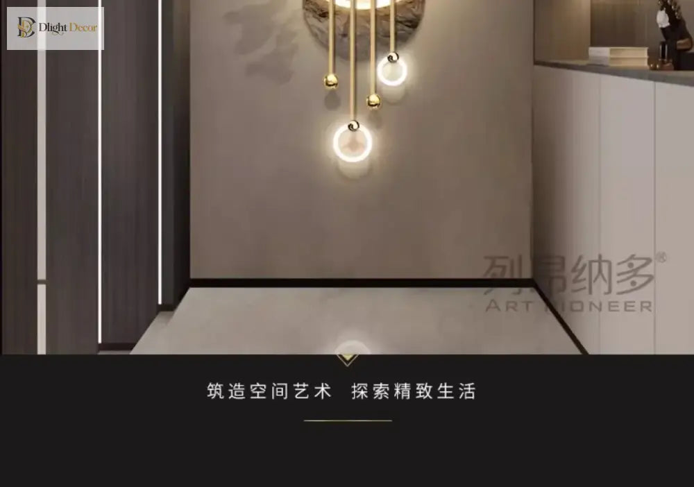 Dlight Decor 3D Wooden Landscape Wall Lamp Wall Art