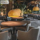 Zen Bamboo And Rattan Woven Chandelier - Exquisite Lighting For Chinese Southeast Asian - Inspired