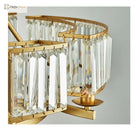 Zoe’s K9 Crystal Modern Glass Chandelier - Copper Luxury Hanging Lamp Chandelier